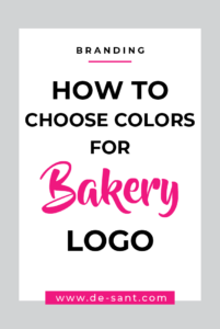 choose colours for bakery logo